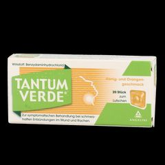 Tantum Verde® Pastillen Honig- und Orangengeschmack - 20 Stück