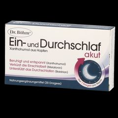 Dr. Böhm Ein- und Durchschlaf akut - 30 Stück